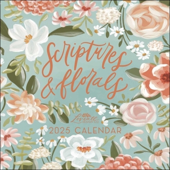 Calendar Scriptures and Florals 2025 Wall Calendar Book