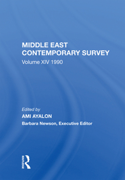 Hardcover Middle East Contemporary Survey, Volume XIV: 1990 Book