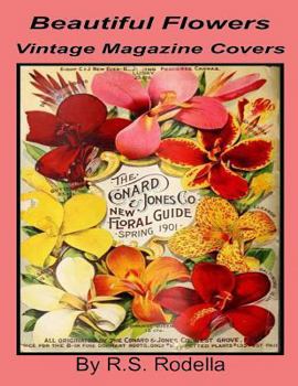 Paperback Beautiful Flowers Vintage Magazine Covers: Coffee Table Book