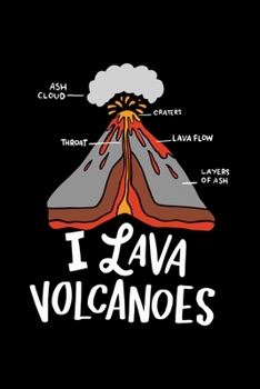 Paperback i Lava Volcanos: 6x9 Science Journal & Notebook 5x5 Graph Paper Gift For A Geologist Book