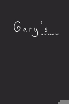 Paperback Gary's notebook: Simple and elegant notebook for men named Gary Book