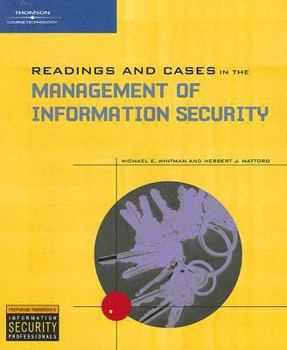 Paperback Readings and Cases in the Management of Information Security Book