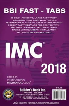 Pamphlet 2018 International Mechanical Code (IMC) Fast Tabs Book