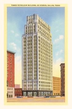 Paperback Vintage Journal Tower Petroleum Building, Dallas, Texas Book