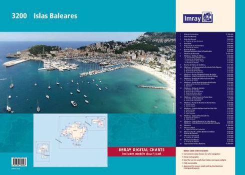 Loose Leaf Imray 3200 Islas Baleares Chart Pack Book