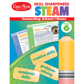 Paperback Skill Sharpeners: Steam, Grade 6 Book