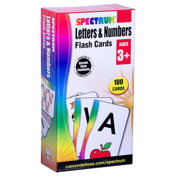 Cards Letters & Numbers Flash Cards Book