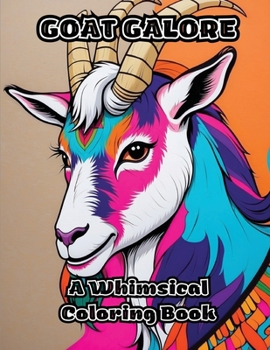Paperback Goat Galore: A Whimsical Coloring Book