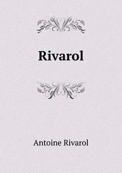 Paperback Rivarol [French] Book