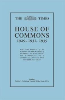 Hardcover The Times House of Commons Guide: 1929, 1931, 1935 Book