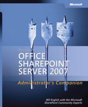 Hardcover Microsoft Office SharePoint Server 2007 Administrator's Companion [With CDROM] Book