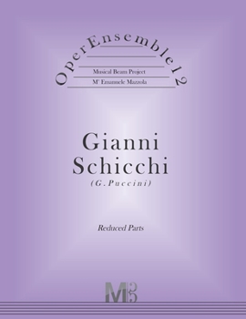 Paperback OperEnsemble12, Gianni Schicchi (G.Puccini): Reduced Parts Book