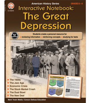 Paperback Interactive Notebook: The Great Depression Book