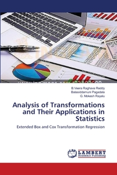 Paperback Analysis of Transformations and Their Applications in Statistics Book