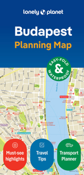 Loose Leaf Lonely Planet Budapest City Map: Durable, Waterproof, Easy-Fold Planning Map with Attractions & Walking Tours Book
