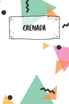 Paperback Grenada: Ruled Travel Diary Notebook or Journey Journal - Lined Trip Pocketbook for Men and Women with Lines Book