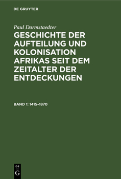 Hardcover 1415-1870 [German] Book