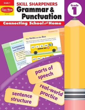 Paperback Skill Sharpeners: Grammar & Punctuation, Grade 1 Workbook Book