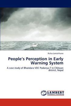Paperback People's Perception in Early Warning System Book