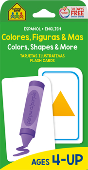 Cards School Zone Bilingual Colors, Shapes & More Flash Cards [Spanish] Book