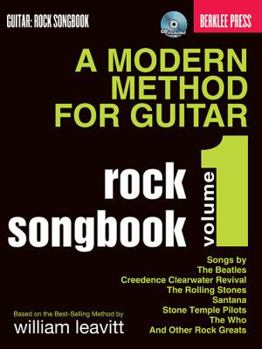 Paperback A Modern Method for Guitar Rock Songbook, Volume 1 [With CD (Audio)] Book