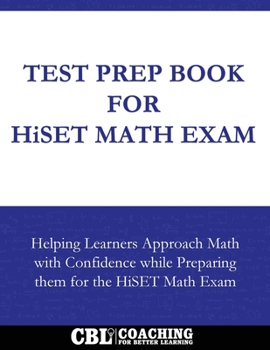 Paperback Test Prep Book For HiSET Math Exam Book