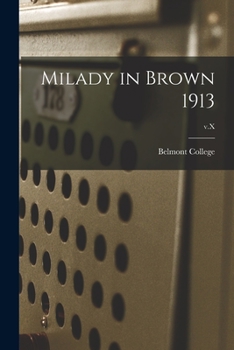 Paperback Milady in Brown 1913; v.X Book