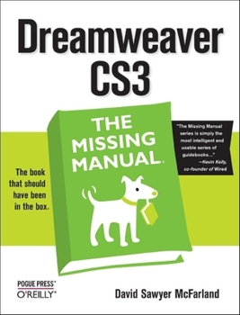 Paperback Dreamweaver Cs3: The Missing Manual Book