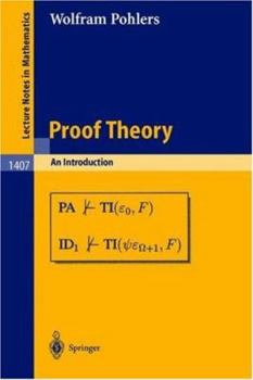 Paperback Proof Theory: An Introduction Book