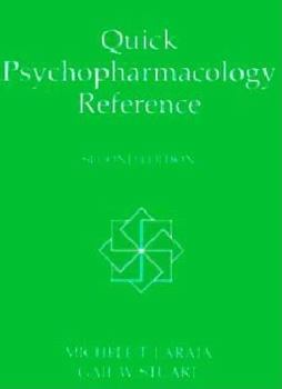Paperback Quick Psychopharmacology Reference Book