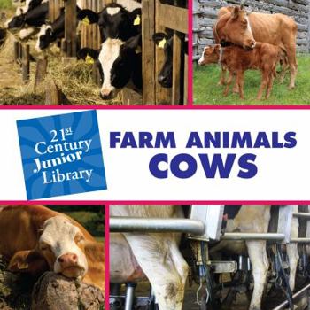 Library Binding Farm Animals: Cows Book