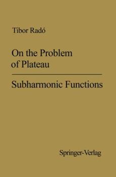 Paperback On the Problem of Plateau Book