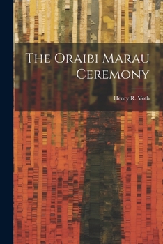 Paperback The Oraibi Marau Ceremony Book