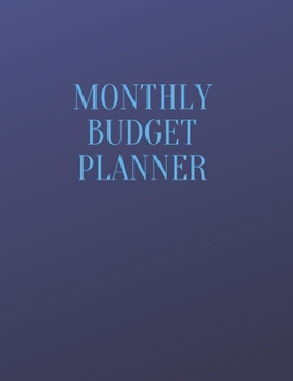 Paperback Monthly Budget Planner Book