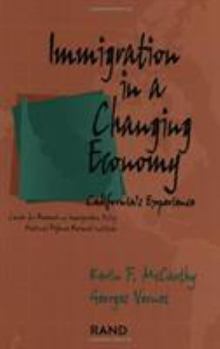 Paperback Immigration in a Changing Economy Book