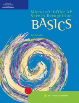 Spiral-bound Microsoft Office XP Speech Recognition Basics Book