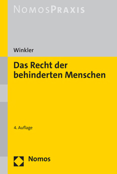 Paperback Das Recht Der Behinderten Menschen [German] Book