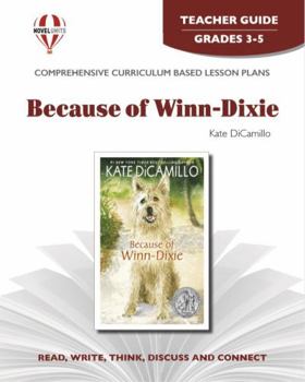 Paperback Because of Winn Dixie - Teacher Guide by Novel Units Book