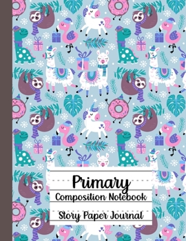 Paperback Primary Composition Notebook, Story Paper Journal Book