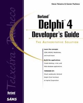 Paperback Delphi 4 Developer's Guide [With *] Book