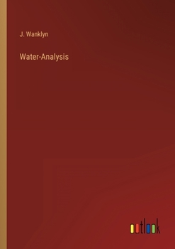 Paperback Water-Analysis Book