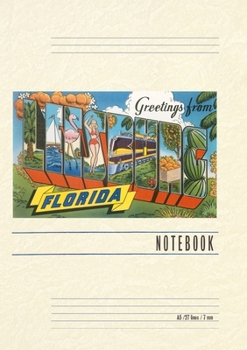 Paperback Vintage Lined Notebook Greetings from Leesburg, Florida Book