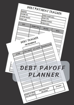 Debt Payoff Planner: debt monthly planner, debt payment log, debt payoff, debt snowball tracker, budget planner insert, financial planner page