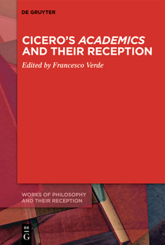 Paperback Cicero's Academics and Their Reception Book