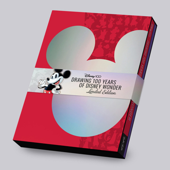 Hardcover Drawing 100 Years of Disney Wonder Limited Edition: A Retrospective Collection of Artwork Featuring Iconic Disney Characters from the Past 100 Years Book