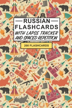 Paperback Russian Flashcards: Create your own Russian Flashcards. Learn Russian words and Improve Russian vocabulary with Active recall - includes S Book