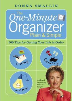 Paperback The One-Minute Organizer Plain & Simple Book