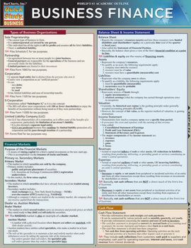 Misc. Business Finance Book