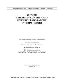 Paperback 2019-2020 Assessment of the Army Research Laboratory: Interim Report Book