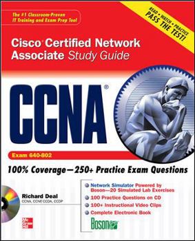 Paperback CCNA Cisco Certified Network Associate Study Guide: Exam 640-802 [With CDROM] Book